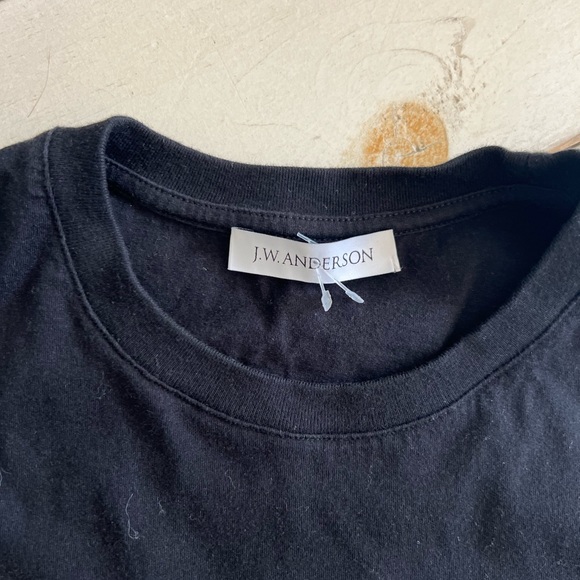 Unisex JW Anderson Black Single Knot T-Shirt - Picture 6 of 8